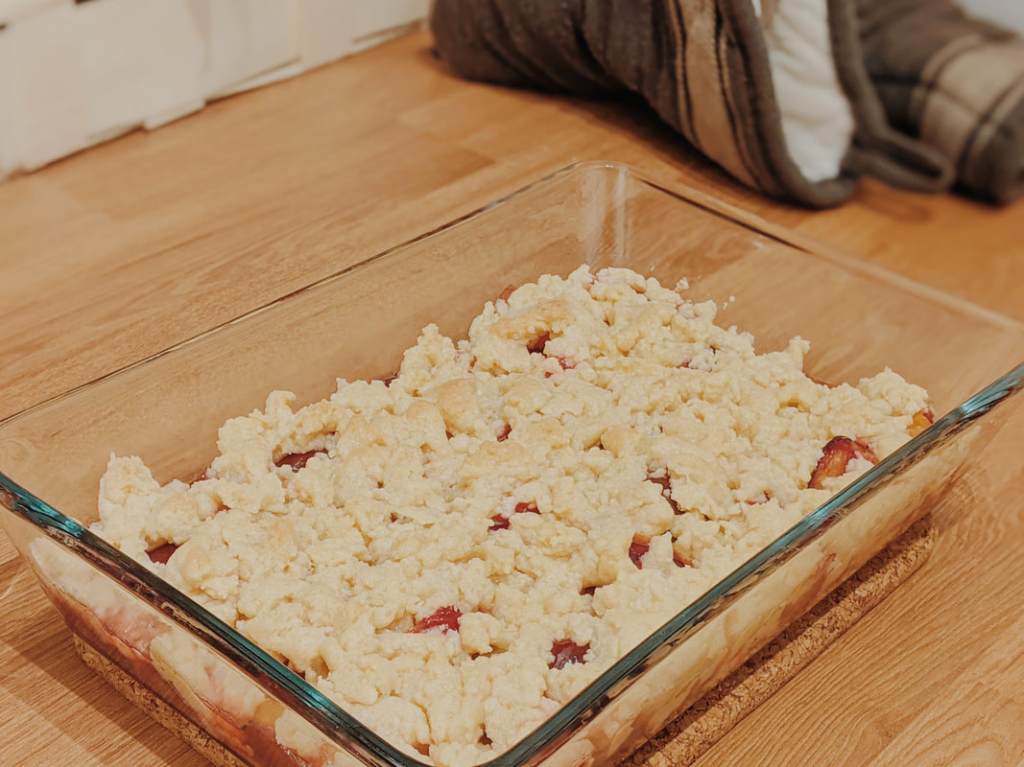 Zwetschgenkuchen or Butter Crumble&nbsp;Plums